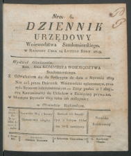 dziennik urzedowy woj.sandomierskiego 1819-6-00001